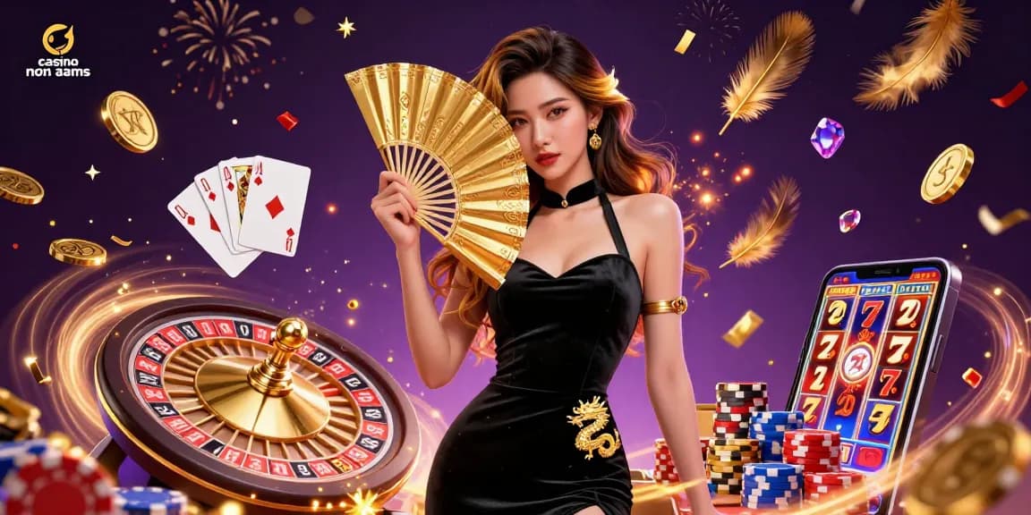 Scopri l'emozione dei casino non aams con un gameplay glamour e personaggi eleganti tra elementi di casinò lussuosi.