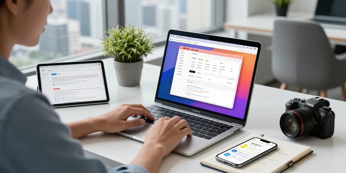 Enhance productivity with WPS下载 showcasing a modern office workspace featuring collaborative tools and vibrant document interfaces.
