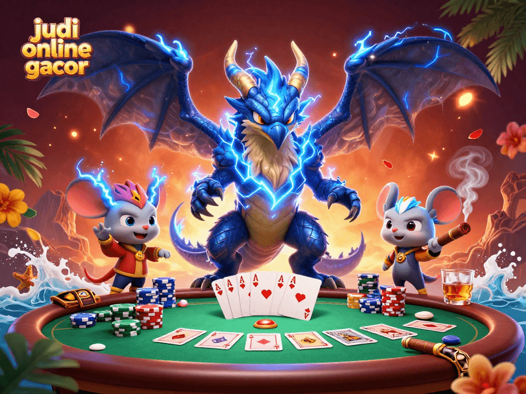 Judi online gacor dengan visual unik slot dan poker yang menawan untuk pemain judi.