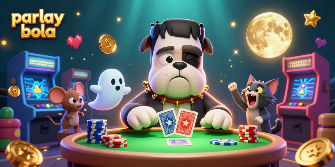Engage with parlay bola at a vibrant gaming table featuring iconic characters and immersive elements.