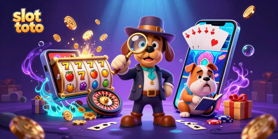 Engage with slot toto as a detective reveals hidden treasures in a vibrant casino scene.