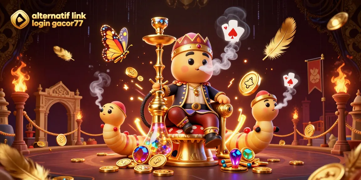 Play games at alternatif link login gacor77 with vibrant casino elements and a rich atmosphere.