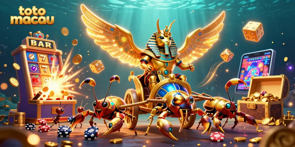 Menangkan jackpot di toto macau dengan ilustrasi kasino yang meriah dan penuh warna.