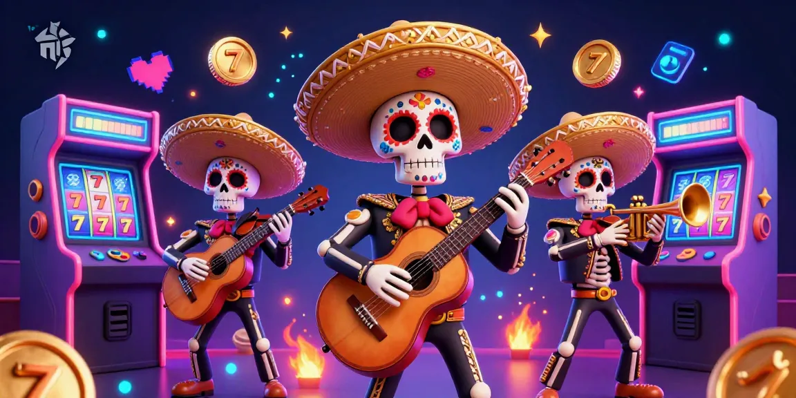 Engage with dynamic gaming experiences at hitclub featuring vibrant arcade elements and lively mariachi band.
