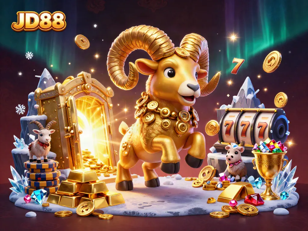 Experience thrilling jackpots at JD88 with golden treasures and vibrant game elements.