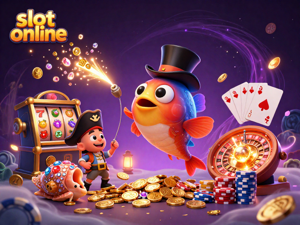 Catch exhilarating wins with slot online featuring vibrant characters and rich casino-themed elements.