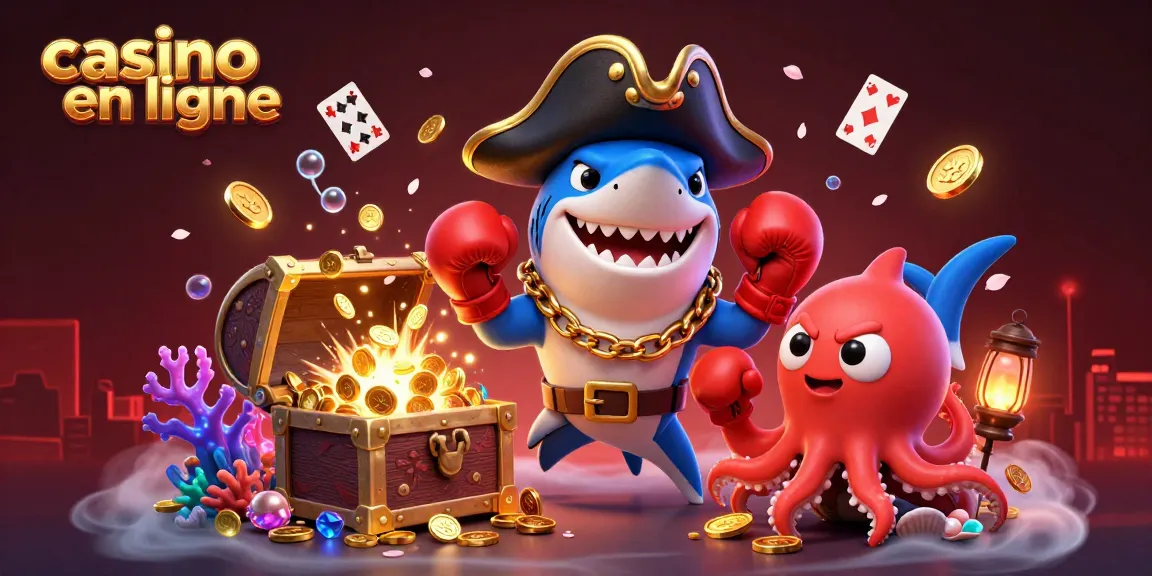 Participez à un gameplay palpitant au casino en ligne avec des personnages sur le thème des pirates au milieu de trésors vibrants.