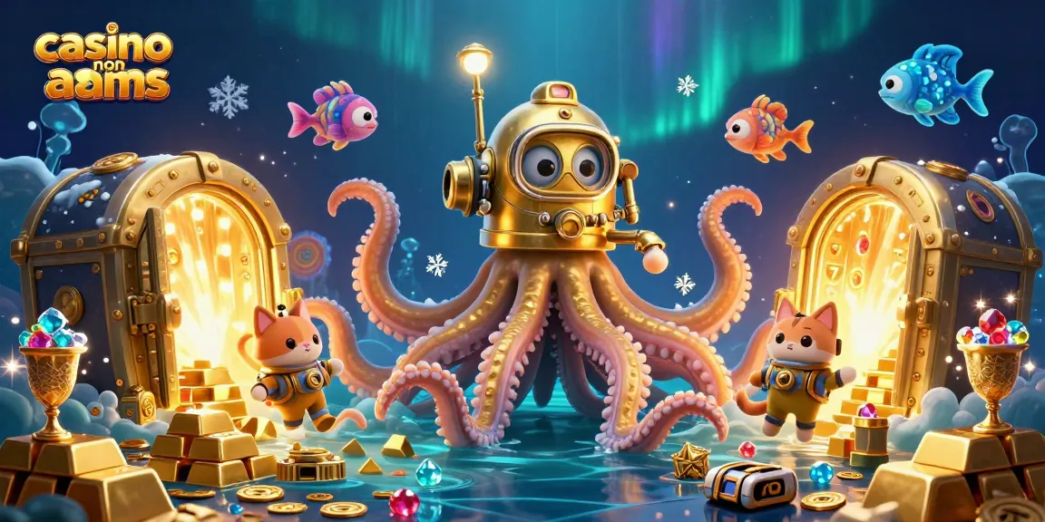 Vivi avventure emozionanti nei casino non AAMS con una scena vibrante di tesori ed entusiasmo.