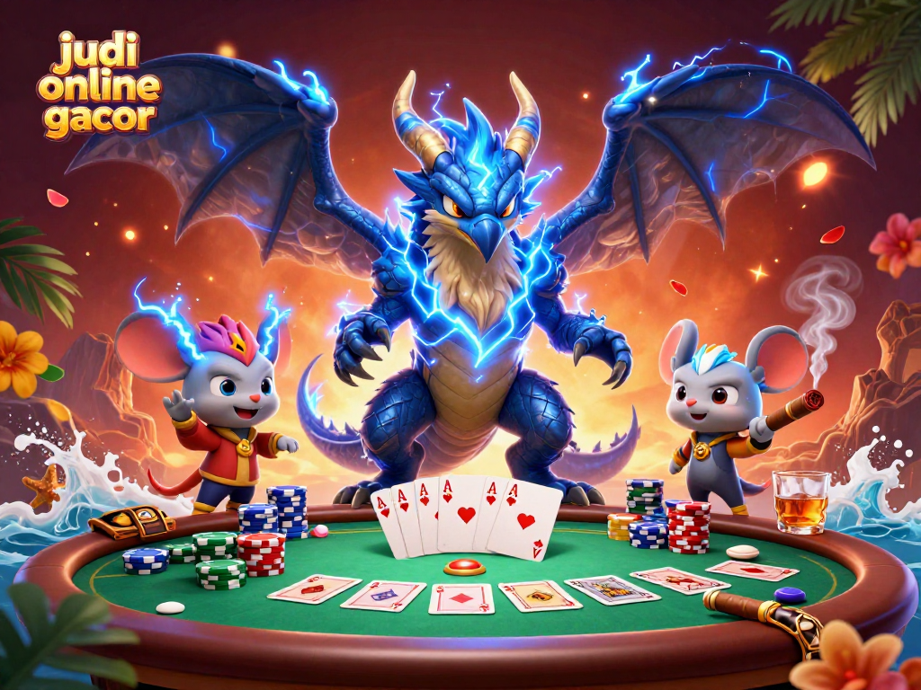 Judi online gacor dengan visual unik slot dan poker yang menawan untuk pemain judi.