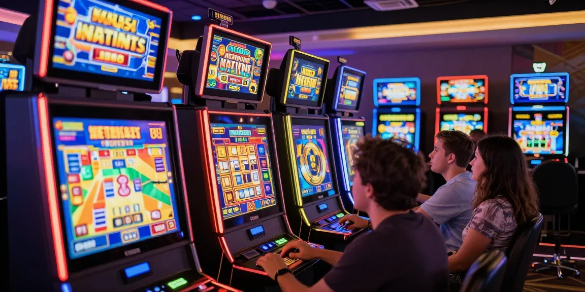 Raja receh: Permainan slot online yang menggembirakan dengan grafis cerah dan pemain merayakan kemenangan.