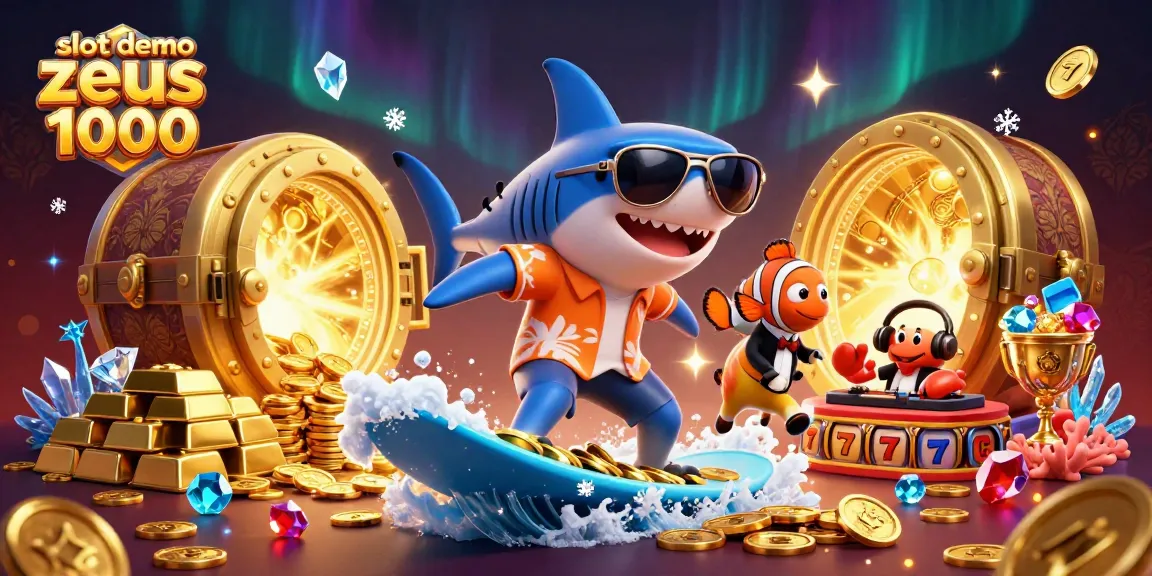 Spin the reels on slot demo zeus 1000 with engaging cartoon elements and vibrant casino visuals.