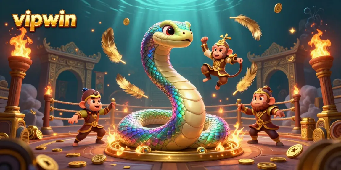 Experience the vibrant games and excitement at vipwin with a colorful 3D illustration featuring thrilling gambling elements.
