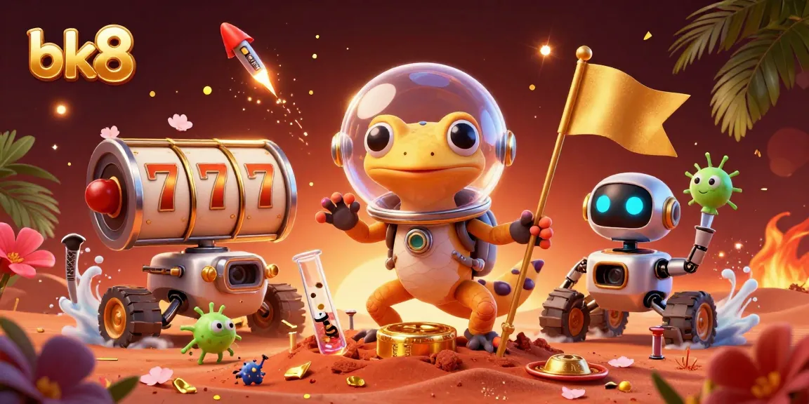 Engage in thrilling gameplay with bk8 as a Martian gecko reveals a golden casino adventure