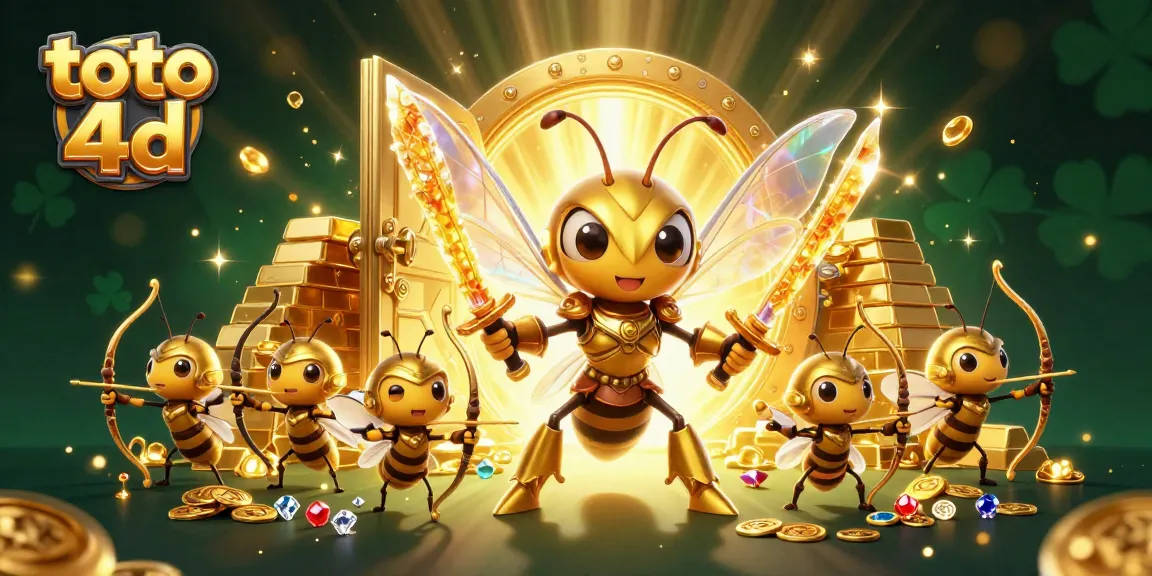 Engage in exciting toto 4d action with a dynamic 3D illustration featuring colorful characters and captivating treasures.
