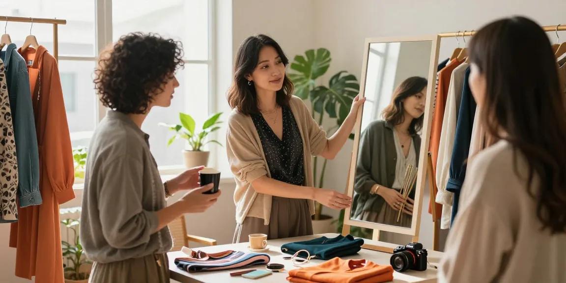 Consulenza di personal shopping con un esperto che aiuta un cliente a trovare il proprio stile unico.