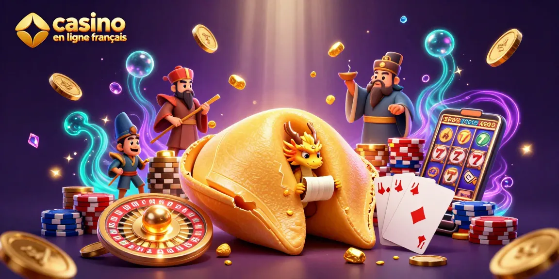 Action de jouer au casino en ligne français avec une illustration animée riche en couleurs et détails captivants.