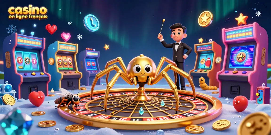 Jouez aux jeux de casino en ligne français avec des éléments colorés et une atmosphère palpitante.