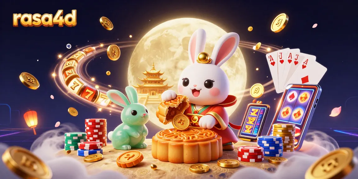 Experience winning excitement with rasa4d through vibrant gambling visuals of slot machines and poker chips.