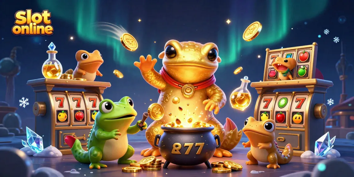 Experience exciting slot online adventures with a golden salamander alchemist and magical elements.