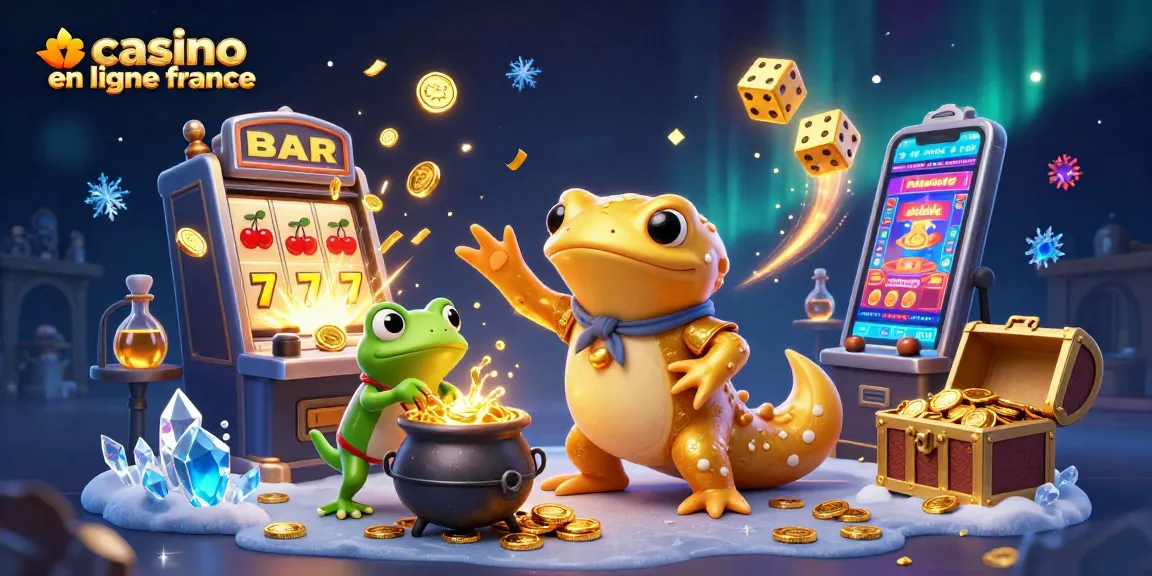 Gagnez gros avec le casino en ligne France : Illustration de la magie des jeux d'argent.