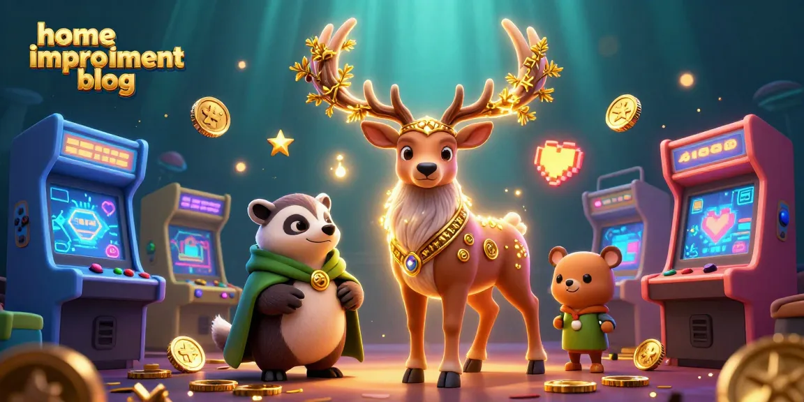 Engaging illustration for home improvement blog showcasing vibrant 3D gambling characters.