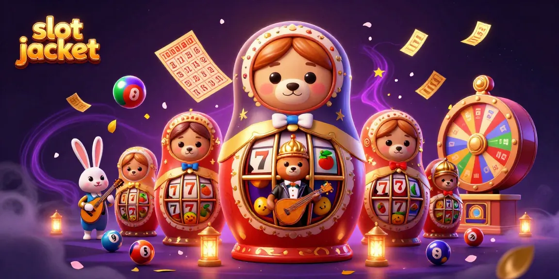 Engage with the slot jackpot excitement while exploring a vibrant 3D casino world filled with whimsical characters.