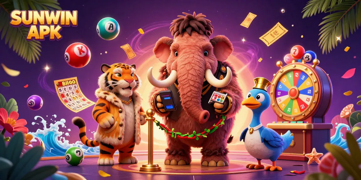 Play with excitement in a vibrant scene showcasing SUNWIN APK with dynamic elements and engaging characters.