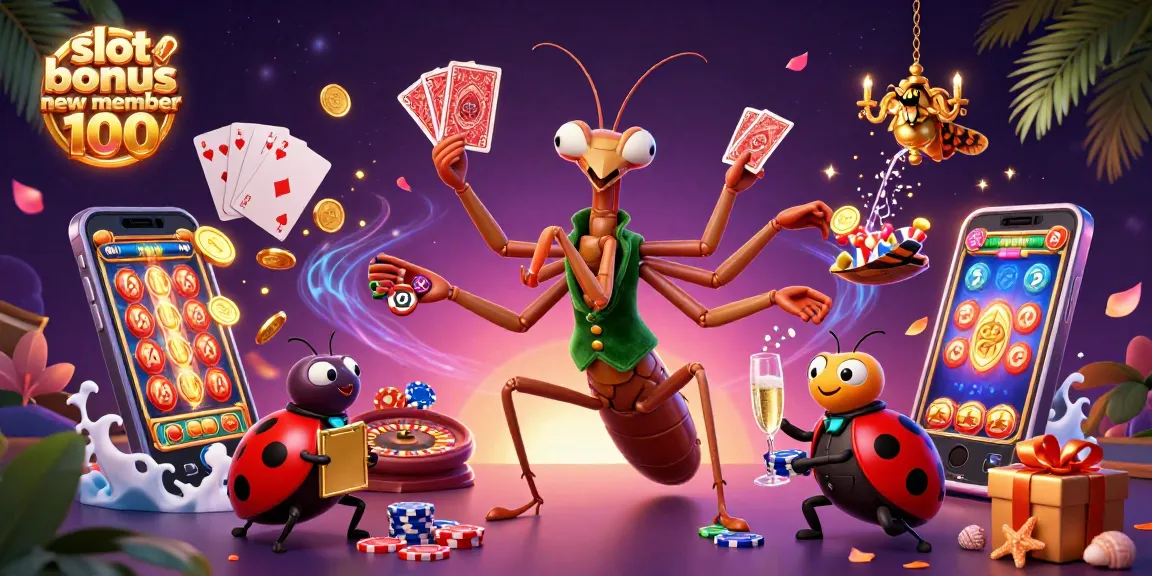 Engage with thrilling slot bonus new member 100 adventures through an ultra-detailed 3D casino scene.
