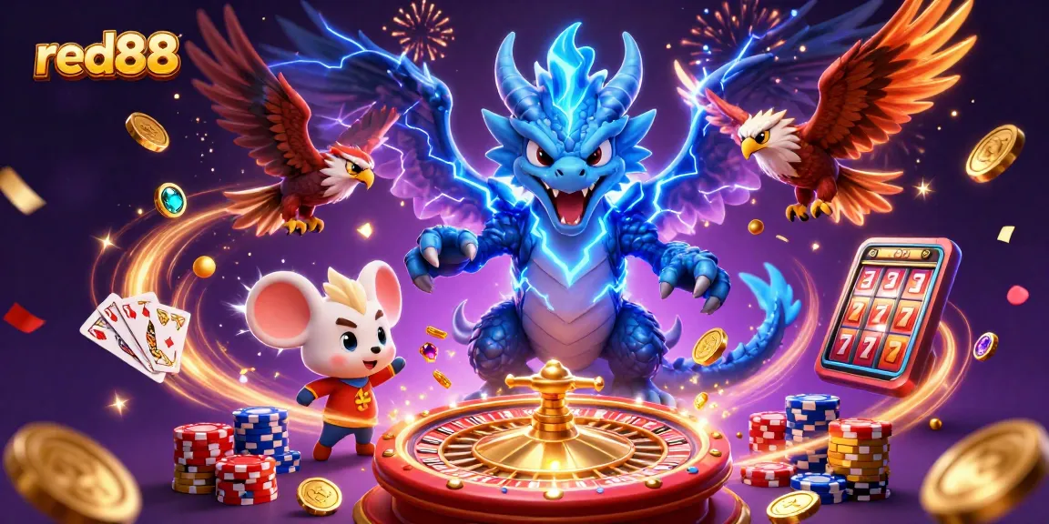 Spin to win with red88; experience thrilling casino gaming with dynamic characters!