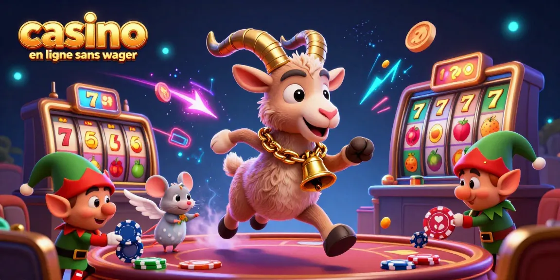 Profitez de l'excitation du casino en ligne sans wager avec Krampus et des gremlins volants !