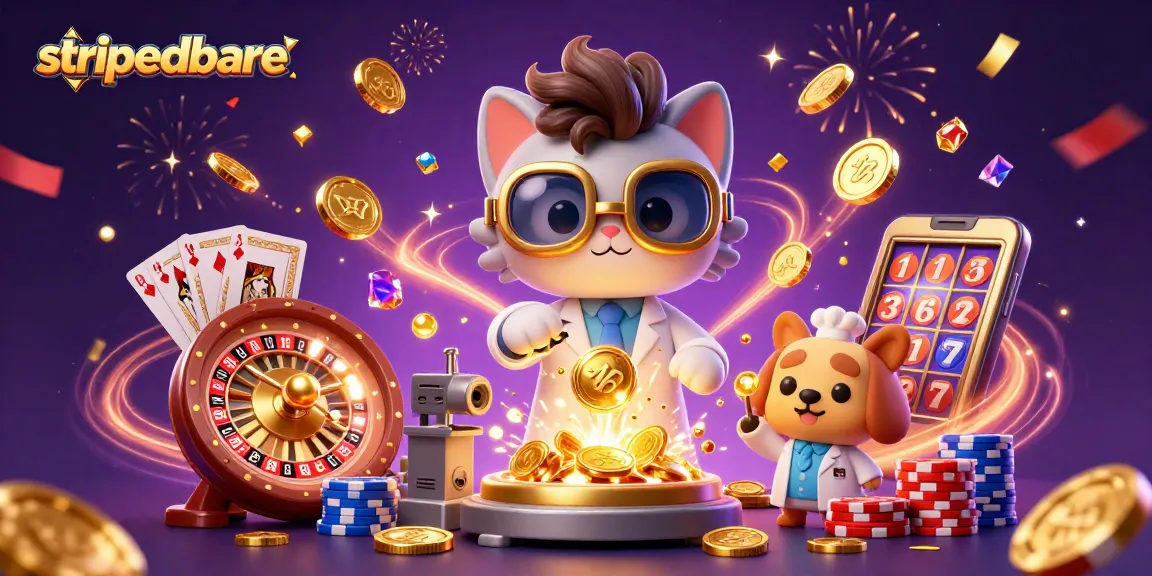 Strippedbare memperlihatkan aksi seru permainan slot dengan kucing ilmuwan dan anjing asisten bersemangat